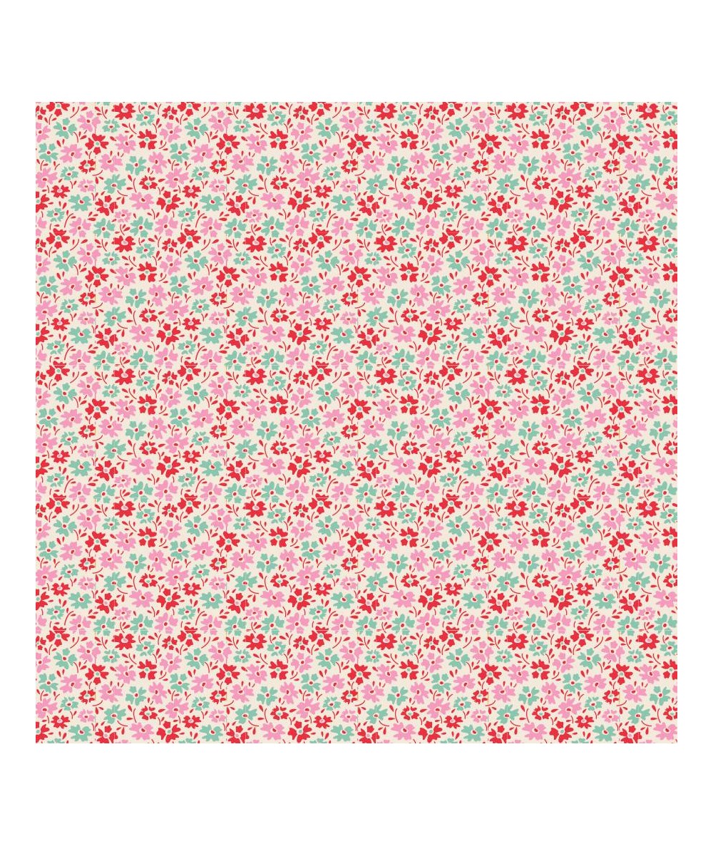 Tilda 110 Flowerfield Red - LemonTree Tilda Fabrics - 1