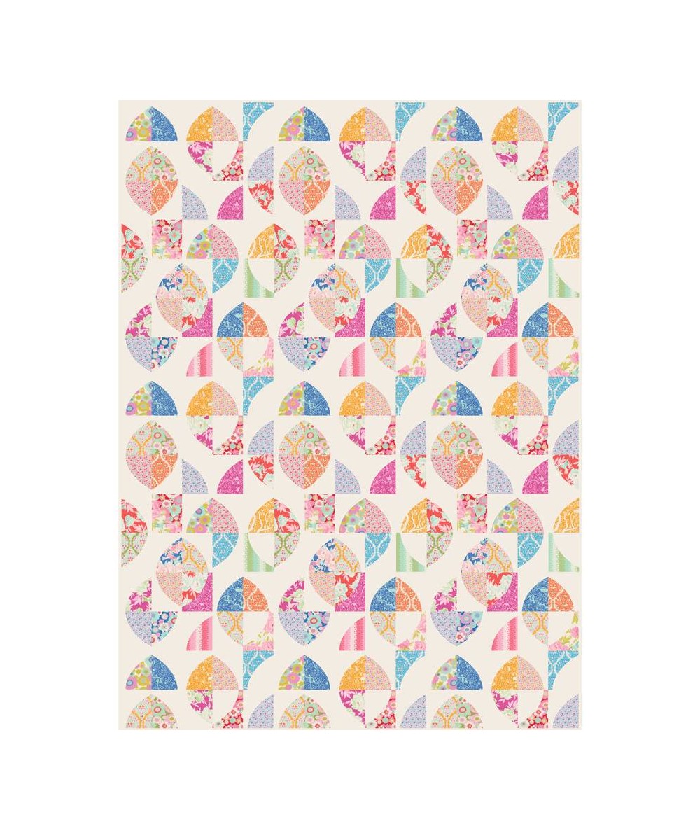 Tilda Lemonade Quilt Pattern, 133x183 cm Tilda Fabrics - 1