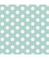 Tilda Medium Dots Teal, Tessuto Verde Acqua a Pois Tilda Fabrics - 1
