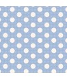 Tilda Medium Dots Blue, Tessuto Azzurro a Pois Tilda Fabrics - 1