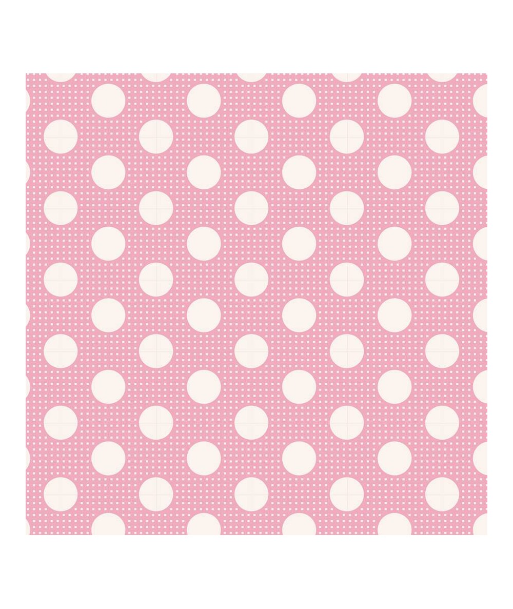 Tilda Medium Dot Pink, Tessuto Rosa a Pois Tilda Fabrics - 1 Tilda Medium Dot Pink, Tessuto Rosa a Pois Tilda Fabrics - 1