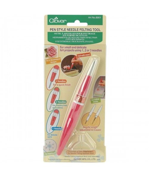 Clover, Punciatore Manuale 3 Aghi Per Punching Needle Clover - 1
