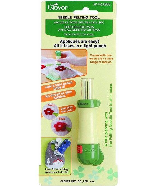 Clover, Punciatore Manuale 5 Aghi Per Punching Needle Clover - 1