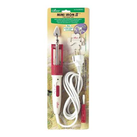 Clover, Mini Iron II - Mini ferro da stiro con punte intercambiabili Clover - 1