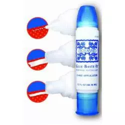 Roxanne - Colla per Imbastire, 44ml - 1,5 oz - Applicatore a due vie Colonial Needle - 1