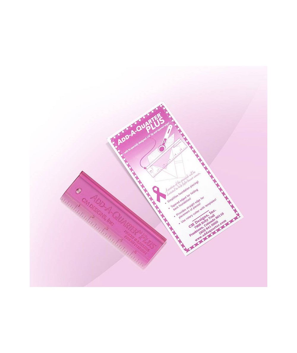 Add-A-Quarter 1/4, Squadra 2 x 6 pollici per foundation-paper piecing CMDesigns - 1