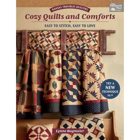 Kansas Troubles Quilters Cozy Quilts and Comforts - Easy to Stitch, Easy to Love by Lynne Hagmeier - Martingale Martingale - 1