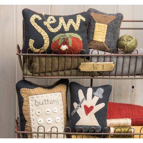 Sew Many Notions - Wonderful Wool Appliques, Simple Stitcheries, and More - Martingale Martingale - 3