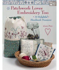 Patchwork Loves Embroidery Too - 14 Deliziosi Tesori Fatti a Mano - 80 pagine - Martingale Martingale & Co Inc - 1