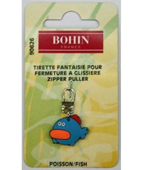 Bohin, Zipper Tiralampo per Cerniera Zip - Pesce