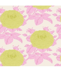 Tilda 110 Sunkiss, Grandma’s Rose Pink - Tessuto a Fiori Rosa Tilda Fabrics - 1
