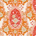 Tilda 110 Sunkiss, Charlotte Ginger - Tessuto a Fiori Arancione Tilda Fabrics - 1