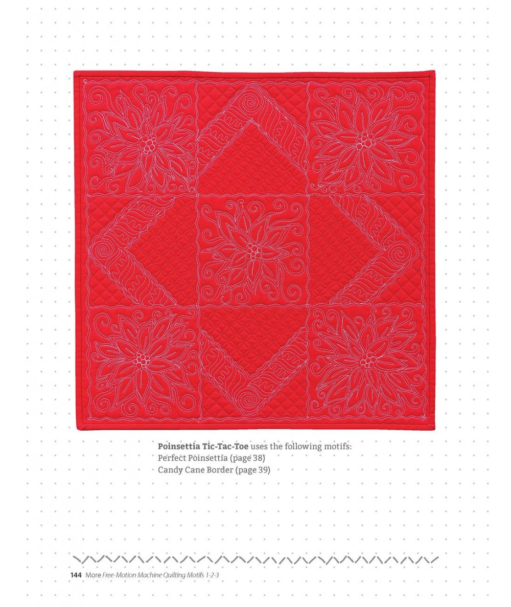 More Free-Motion Machine Quilting 1-2-3, 62 Disegni Facili e Divertenti per Confezionare i tuoi Quilt - Martingale - 144 pagine 