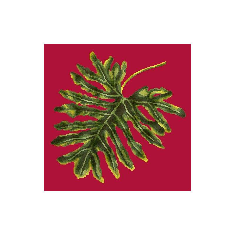 Elizabeth Bradley, Tropicals, PHILODENDRON LEAF - 16x16 pollici Elizabeth Bradley - 3
