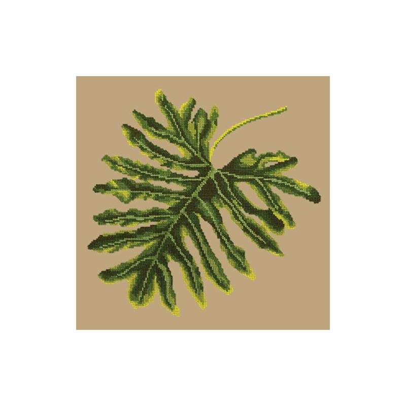 Elizabeth Bradley, Tropicals, PHILODENDRON LEAF - 16x16 pollici Elizabeth Bradley - 16