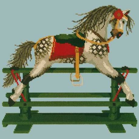 Elizabeth Bradley, Childrens Collection, ROCKING HORSE - 16x16 pollici Elizabeth Bradley - 13
