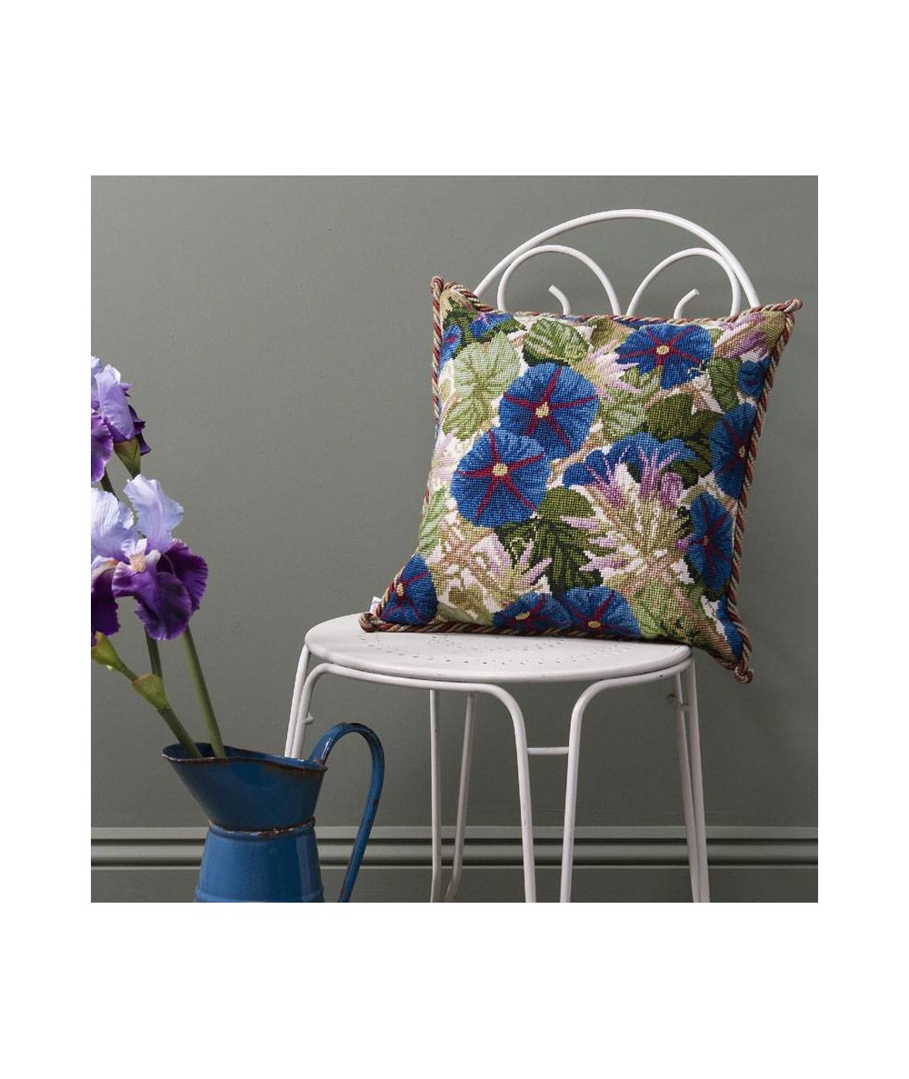 Elizabeth Bradley, Trellis Series, MORNING GLORY TRELLIS - 16x16 pollici Elizabeth Bradley - 1