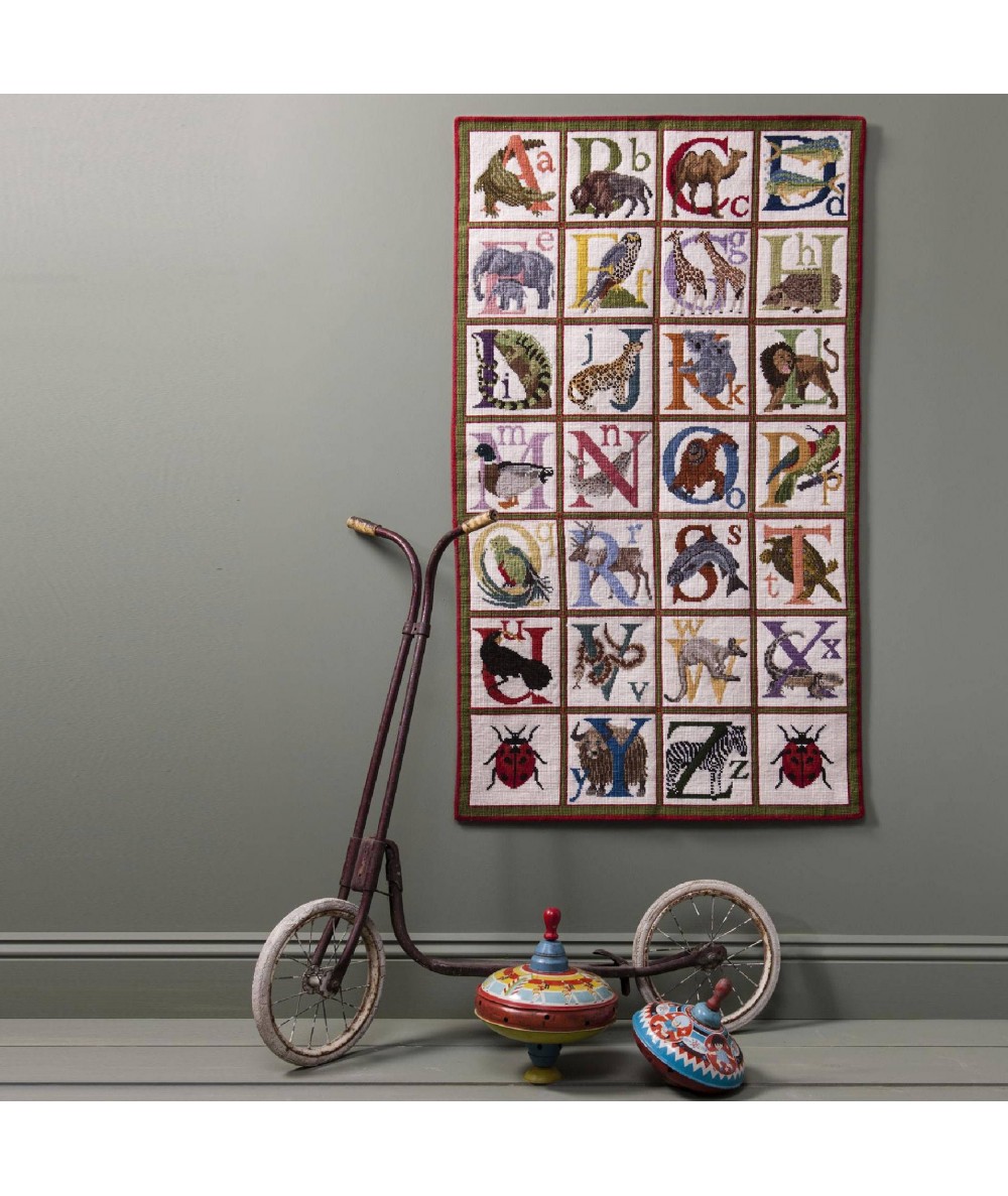 Elizabeth Bradley, Animal Alphabet, CARPET - 27x47 pollici Elizabeth Bradley - 1
