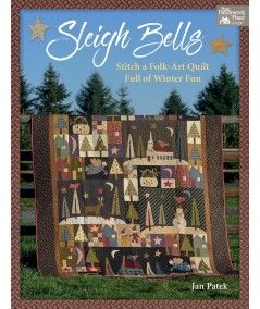 Sleigh Bells - Cuci un Divertente Quilt di Arte Popolare Invernale - Martingale - 24 pagine Martingale - 1