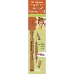 4 in 1 Attrezzo per il Cucito - Pieghetta, Scucirino, Gira Tubolari, Stiletto C&T Publishing - 1