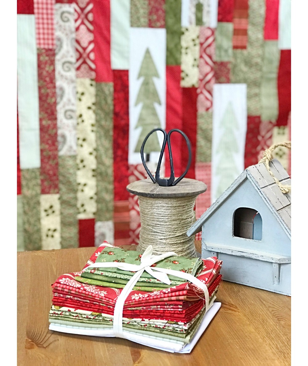 Kit per realizzare il Red Winter Quilt - dal libro Some Kind of Wonderfull Roberta De Marchi - 1