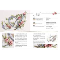 Monograms and Words- in Ribbon Embroidery by Di Van Niekerk Search Press - 4