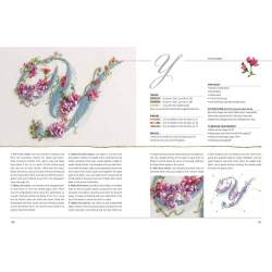 Monograms and Words- in Ribbon Embroidery by Di Van Niekerk Search Press - 8