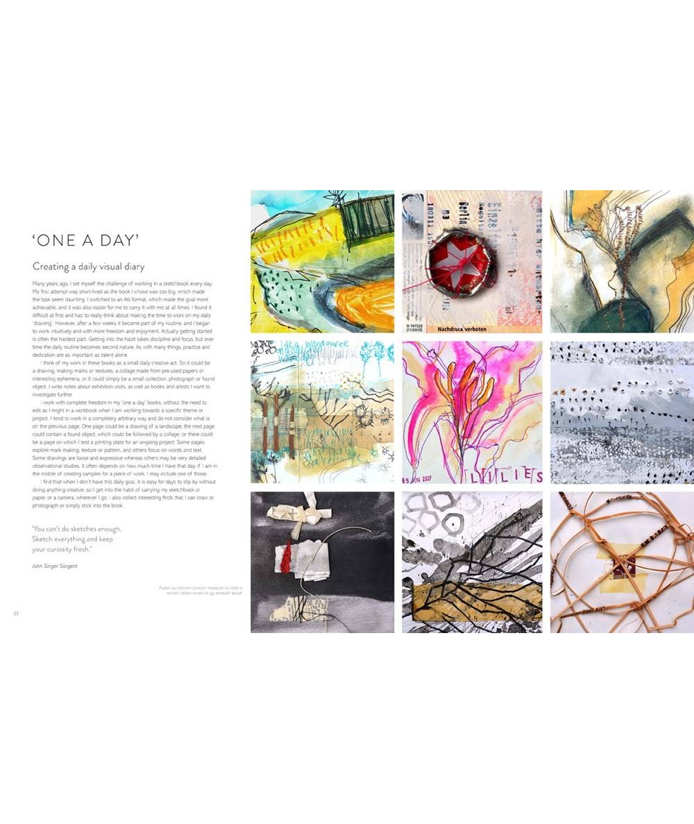 Sketchbook Explorations, for mixed-media and textile artists Batsford - 2
