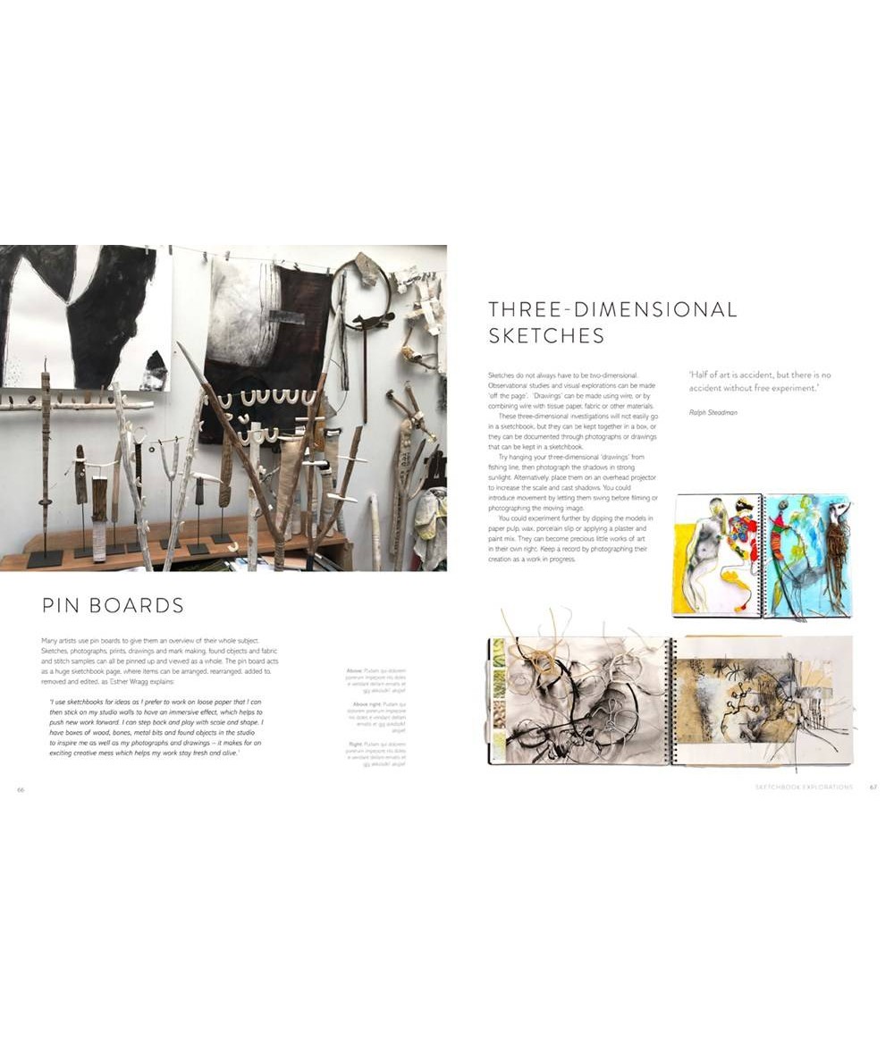 Sketchbook Explorations, for mixed-media and textile artists Batsford - 5