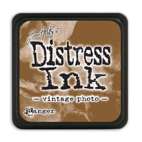 Tim Holtz Distress mini Vintage Photo - Inchiostro Invecchiante per Tessuto, Carta, Foto e altro RangerInk - 1