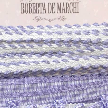 Passamanerie Miste 8m, 4 Nastrini da 2 metri - Viola Roberta De Marchi - 2