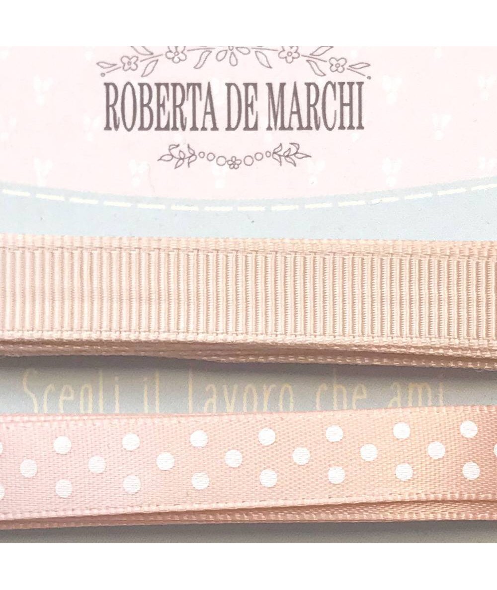 Passamanerie Miste 8m, 4 Nastrini da 2 metri - Rosa Roberta De Marchi - 2