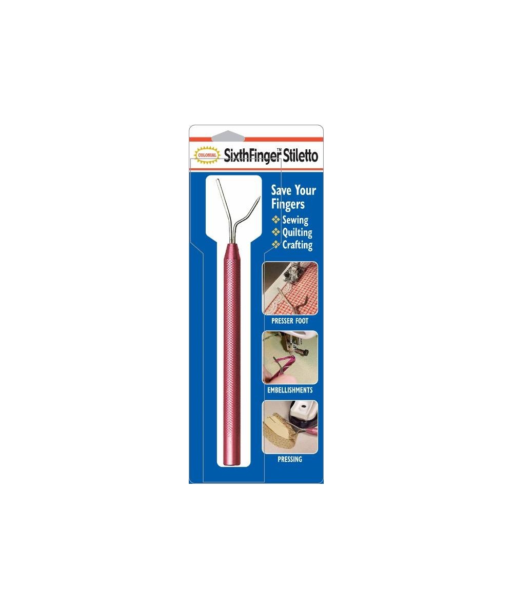 Colonial Needle, Stiletto Sesto Dito, Strumento di Aiuto al Cucito - Sixth Finger Colonial Needle - 1