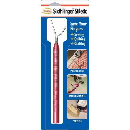 Colonial Needle, Stiletto Sesto Dito, Strumento di Aiuto al Cucito - Sixth Finger Colonial Needle - 1