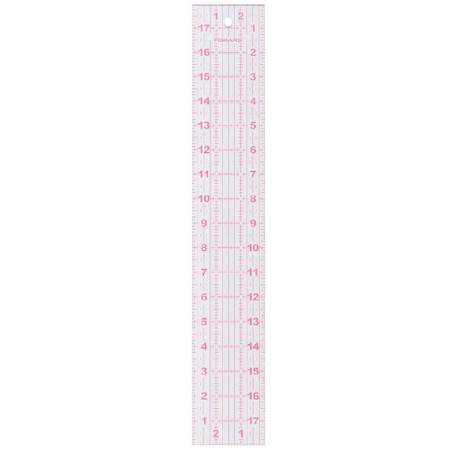 Righello da Patchwork, 3 x 18 pollici - Griglia Rosa Fiskars - 1