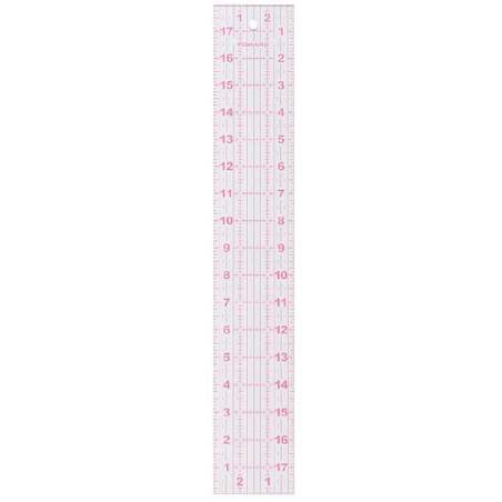 Righello da Patchwork, 3 x 18 pollici - Griglia Rosa Fiskars - 1