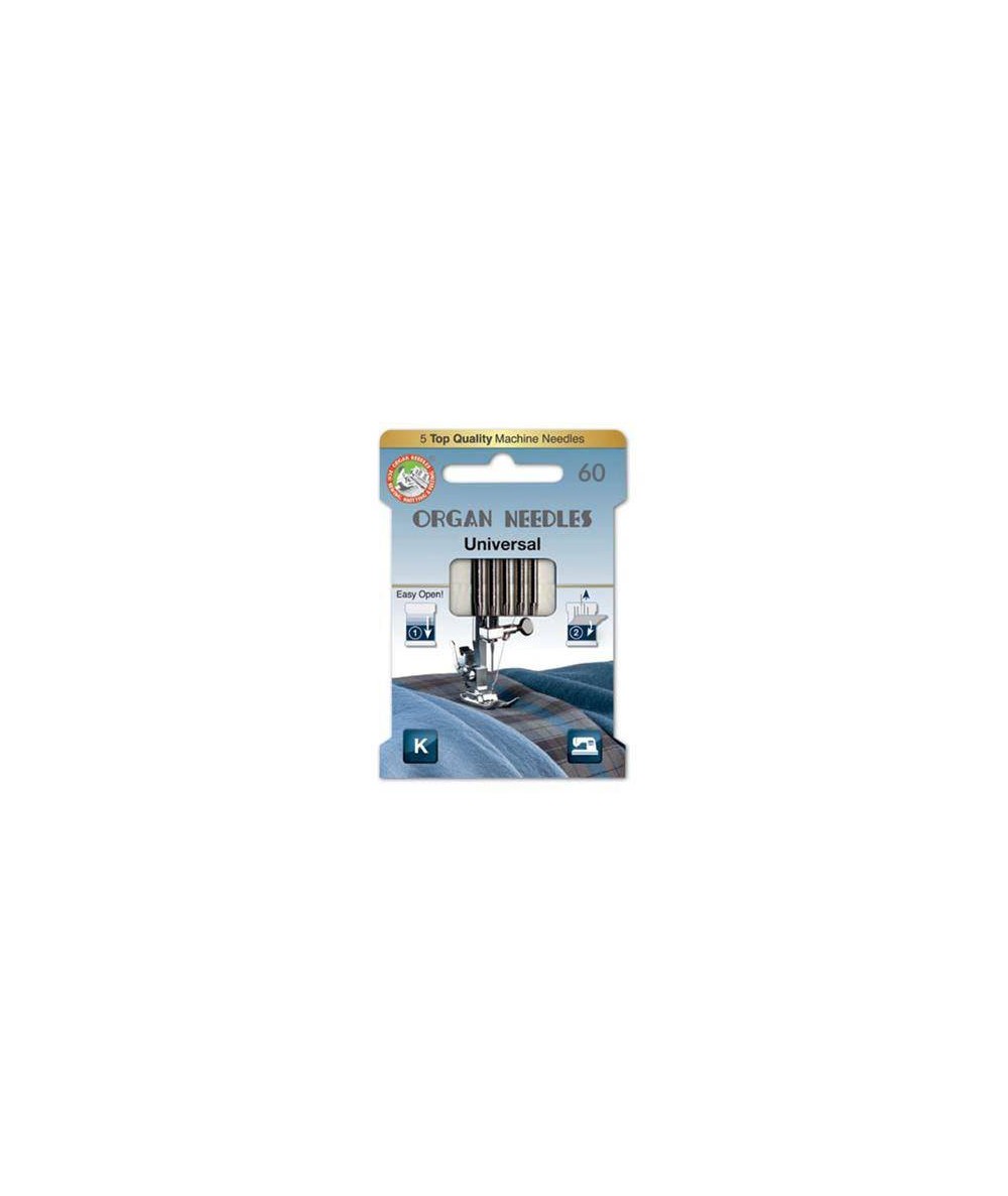 Aghi Universal da 60 per Macchina da Cucire, EcoPack da 5 Aghi Organ Needles - 1