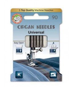 Aghi Universal da 90 per Macchina da Cucire, EcoPack da 5 Aghi Organ Needles - 1