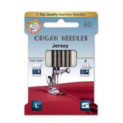 Aghi Jersey da 60 per Macchina da Cucire, EcoPack da 5 Aghi Organ Needles - 1