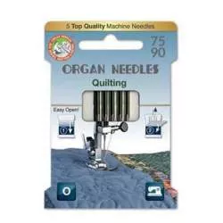 Aghi Quilting misti 75-90 per Macchina da Cucire, EcoPack da 5 Aghi Organ Needles - 1