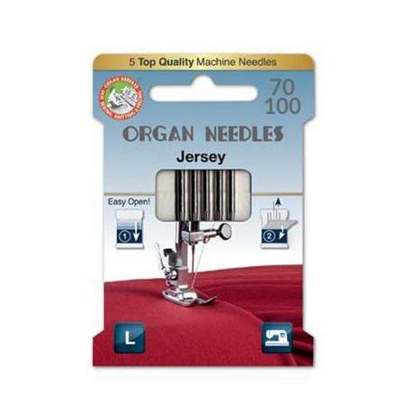 Aghi Jersey misti 70-100 per Macchina da Cucire, EcoPack da 5 Aghi Organ Needles - 1