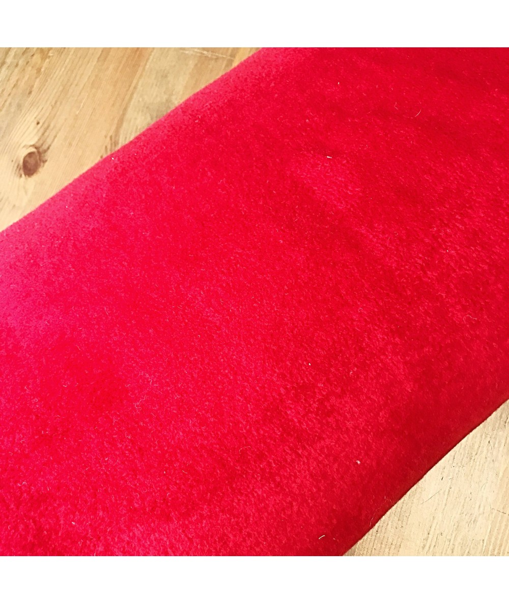 Tessuto di Pile Antipilling, Rosso - 1