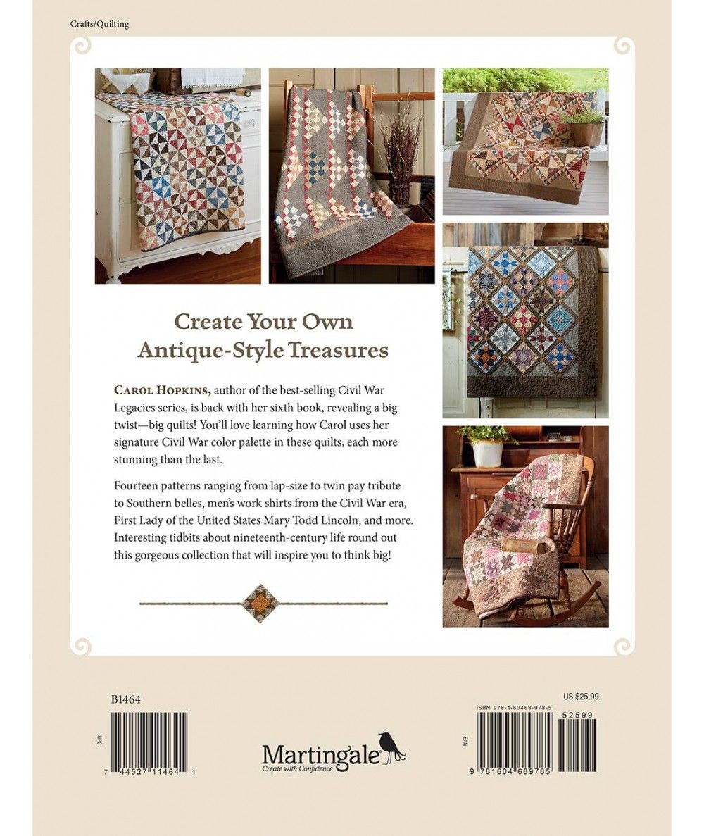 Vintage Legacies - Wrap Up in 14 Ageless Quilts for Reproduction Fabrics - Martingale Martingale - 17