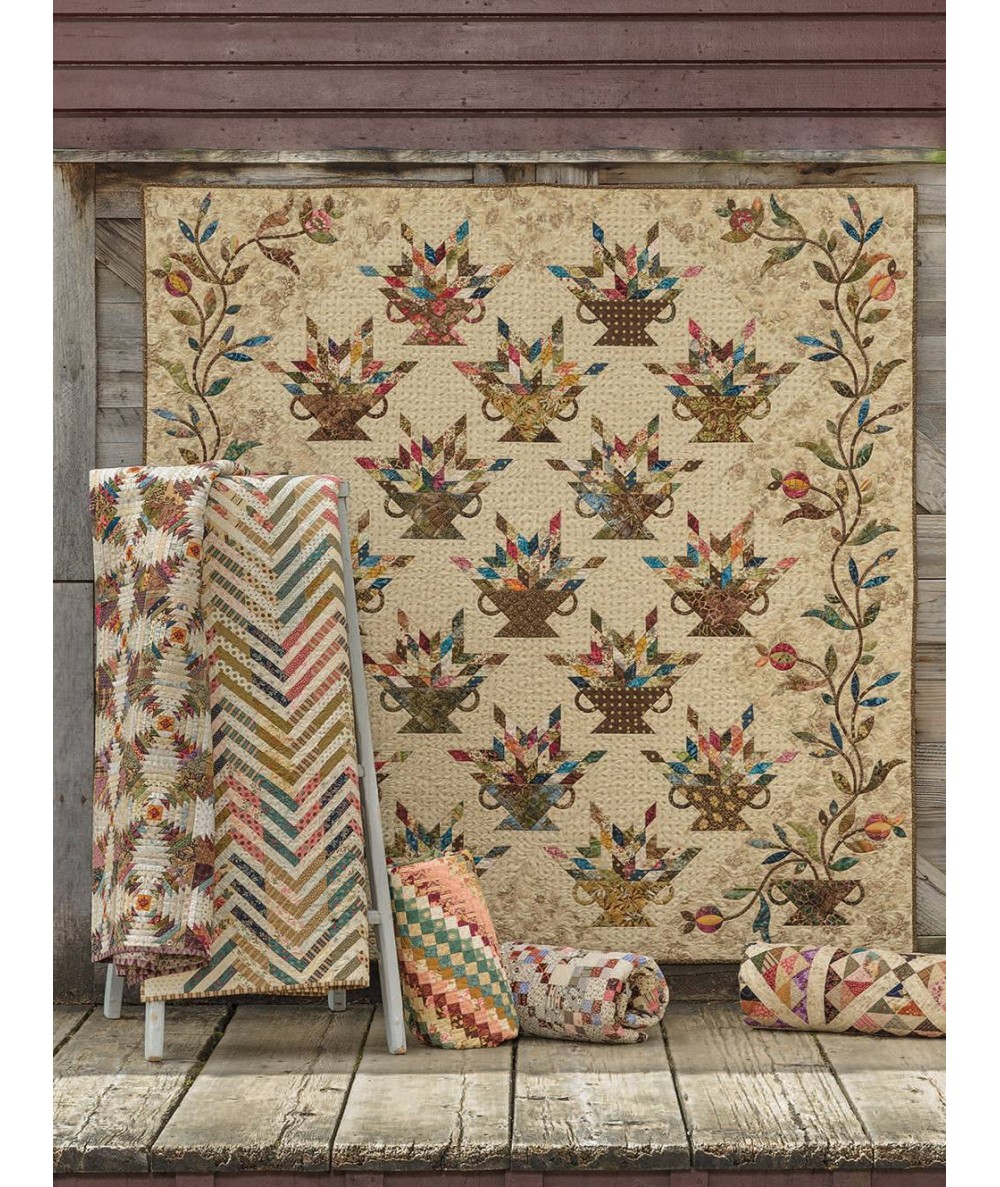 Patches of Scraps Note Cards - 12 Cartoline con Busta da Lettera Laundry Basket Quilts - 6