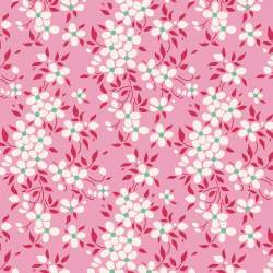 Tilda 110 AppleButter, Peggy Pink - Tessuto Rosa a Fiori Tilda Fabrics - 1