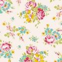 Tilda 110 AppleButter, Sue Dove White - Tessuto Bianco a Fiori Tilda Fabrics - 1