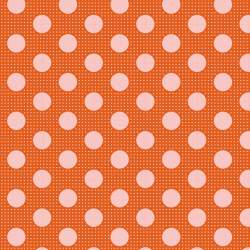 Tilda Medium Dot Ginger, Tessuto Arancione Zenzero a Pois Tilda Fabrics - 1