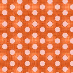 Tilda Medium Dot Ginger, Tessuto Arancione Zenzero a Pois Tilda Fabrics - 1