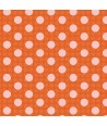 Tilda Medium Dots Ginger, Tessuto Arancione Zenzero a Pois Tilda Fabrics - 1