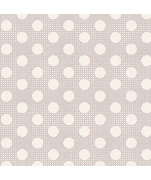 Tilda Medium Dot Light Gray, Tessuto Grigio Chiaro a Pois Tilda Fabrics - 1
